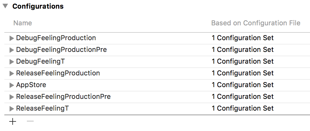 xcode_ configuration_list